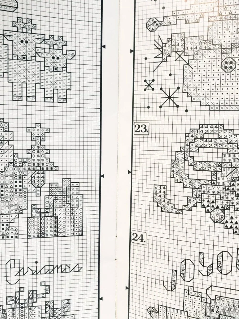 Holiday Towels Cross Stitch Leaflet Book Good Natured Girls 1996